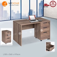 [Bulky] Study Table / Study Desk with Mobile Pedestal Cabinet (L100cm) (FREE DELIVERY AND INSTALLATION)