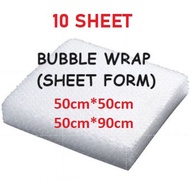 10 sheet BUBBLE WRAP SINGLE / DOUBLE LAYER (SHEET FORM) BW06