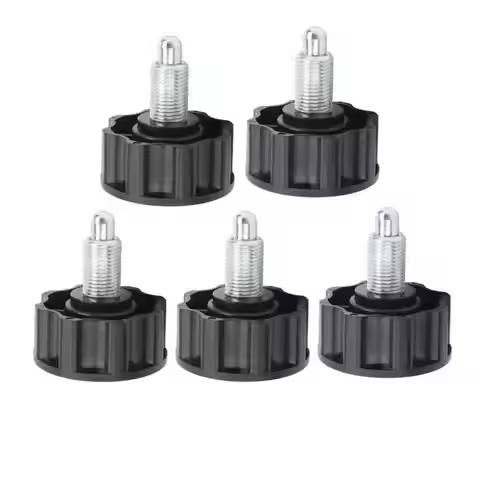 5 Pcs M16 Spinning Bike Pull Pin Spring Knob Replacement Parts for Fitness Equipment Pin Spinning Bi