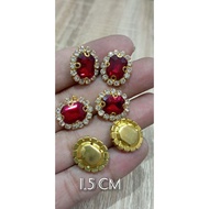 MATA 1 PIECE - BLUE ROUND SHELL EYES SEWING EYES DIAMOND SHELL/S