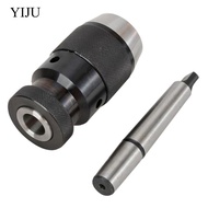 [YIJU] 0-13mm MK2 Auto Tighten Durable Lathe Tool MT2-B16 Arbor  Keyless Machine