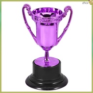 🎉 Trophy Decoration Plastic Purple 8.2X5.0X4.5In Reward Ideal for Childrens Party 1Pcs