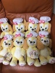 （現貨）Hong Kong Disneyland Duffy and Friends Cookieann CookieAnn S Size Plush  迪士尼 餅餅 可琦安 廚師狗 S號 可換衫公仔