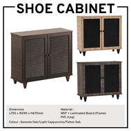 Low Shoe Cabinet Shoe Rack 2 Door Shoe Storage Cabinet