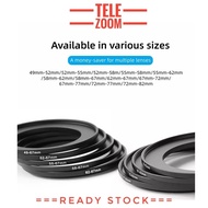 Step Up Adapter Converter Filter Camera LensRing 25 30 30.5 30.5 32 35 37 39 40.5 40.5 43 46 49 52 5