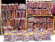 Velvet Tibetan Prayer Flag 5cm * 4cm * 100 Strings (1000 Flags) 3161.61 Baht.