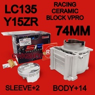 S1R BLOCK LC135 Y15ZR RACING CERAMIC BLOCK 74MM 75MM 76MM 78MM BODY 14MM S1R BLOCK LC135