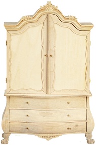 Dutch Baby House for a Dolls House Cabinet JBM Miniature Unfinished Furniture