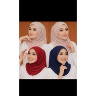 NOVA BShawl slim fit cotton jersey wanita flowy Muslimah hijab