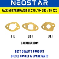 GX 160 Carburetor Packing Cardboard Material GX 160 Carburetor Gasket GX 160 Carburetor Packing