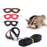 TOPSTORE 3Pcs Hamster Chest Strap, Windproof 3Colors Squirrel Leash Traction Rope, Portable Small An