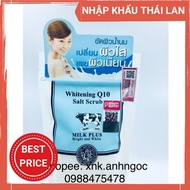 Muối tẩy tế bào chết Scentio Milk Plus Whitening Q10 Salt Scrub