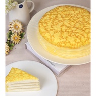 SIMPLY DURIAN CREPE CAKE (WHOLE) 1KG - FROZEN CAKE