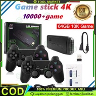 Game Stick 4K Ps 2 Full Game + Stick 2 Console Wireless Gamepad 128GB/64GB/32GB HDMI TV Retro Video 