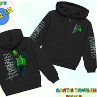 Roblox Forsaken Character Costume Kids Hoodie Jumper 1x1x1x1 Roblox Forsaken Full zip Kids Hoodie/ 1
