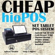 Mesin Cashier POS System Android POS Set Complete