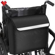 Wheelchair Bag Waterproof Wheelchair Pouch with Secure Reflective Strip Large Capacity Walker Storage Pouch SHOPCYC2294