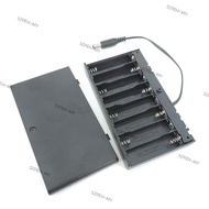 12V AA Battery Holder Case Box with On/Off Switch 8x1.5V AA Battery Holder q1  F@6MY
