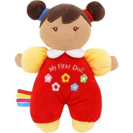 June Garden 9" My First Doll Ava - Soft Plush Baby Doll - Red Outfit