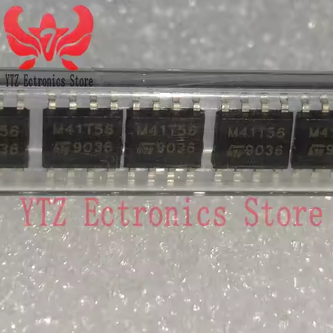 5PCS/LOT M41T56M6 M41T56M6E M41T56M6F SOP8 Real Time Clock (RTC) IC Clock/Calendar 56B I²C, 2-Wire S