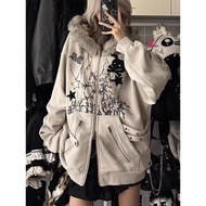 y2k y2k Jacket Asian Culture y2k Women's Clothing Japanese American Style y2k Yabi Niche Rabbit Ears