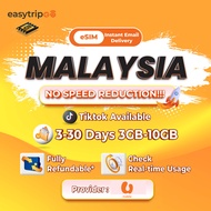 Easytripgo Malaysia eSIM Ultra 5G 3-30Days 3-10GB UNLIMITED Local Data | Instant Email Delivery |Hig