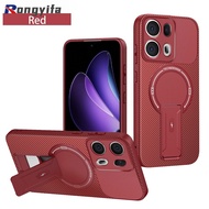 Luxury Magnetic Holder Casing For Realme C75 C75X C73 14 Pro Plus 14X 14T Narzo 80 Pro V70 V70S 5G 4