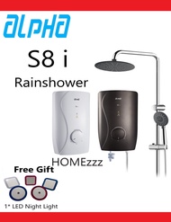 ALPHA - S8 i Rain Shower Instant Water Heater (DC Pump)