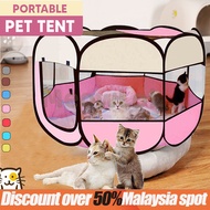 Lowest Price🔥Pet Tent Cat Tent Portable Outdoor Cat Delivery Room Fence Cat/Dog House Foldable Indoor Cat Delivery Room Cat Cage Round Tent