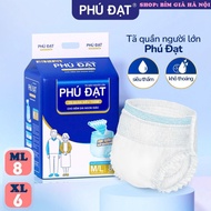 Phu Dat diapers ML8 XL6 pieces super absorbent and anti-spill Phu Dat diapers Phu Dat diapers Phu Da