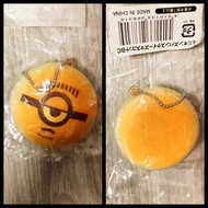 小黃人 小小兵 Minion Minions造型 捏捏樂（squishy）玩具 全新日本正版 Minions 小黃人 Obanyaki 煎餅 Squishy 捏捏樂 軟膠玩具 減壓擠壓球 鑰匙扣 手機