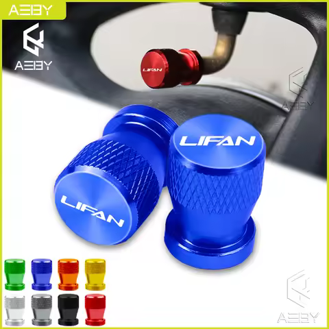 2PCS Motorcycle Aluminum Alloy Tire Wheel Parts Valve Stem Caps Cover For LIFAN KP R T S V M V6 K19 