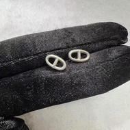 Hermes 愛馬仕豬鼻子耳環 925純銀