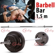【MIL-TEC】1 นิ้ว เหล็กตัน Barbell บาร์ 1.8m / 1.5m /1.2mแกนบาร์เบล ยาว 180 ซม. และ 150 ซม.และ 120 ซม.