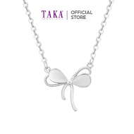 TA9 TAKA Jewellery Dolce 18K Gold Necklace Ribbon