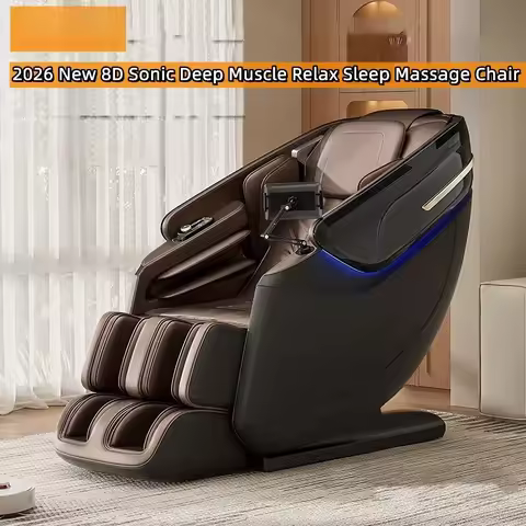 8D Sonic Massage Chair New Full Body Deep Strech Muscle Relax Massage Chairs Zero Gravity Sleep Mass