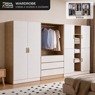 Almari Baju 9x6 Wardrobe Cupboard 3 Door Wardrobe Bedroom Set Almari Murah Lemari Cabinet Kabinet
