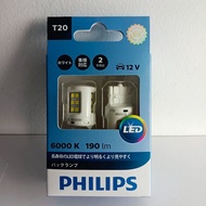 PHILIPS PHILIPS ไฟ LED ส่องหลัง Super Bright T15 / T20 W16W W21W 921 6000K แสงสีขาว