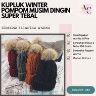 ASCO Thick Winter Knitted Beanie Hat Winter Beanie Hat Adult Beanie Hat Teenagers Men And Women