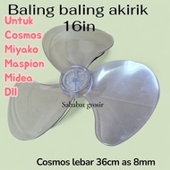 Cosmos 16in acrylic fan blades Umum kipas angin berdiri kipas meja kipas dinding
