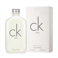 ＊微風小舖＊Calvin Klein 凱文克萊 CK ONE 中性淡香水 200ml ~可超取付款 可刷卡