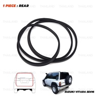 ยางฝากระโปรงท้าย ยางขอบฝาท้าย 1 ชิ้น สีดำ สำหรับ Suzuki Vitara SE416 ปี 1989-1999