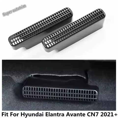 Under Seat Floor AC Air Conditioning Vent Outlet Dust Cover Protection Accessories For Hyundai Elant