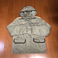 (Size M) Levi’s 軍綠色重磅連帽工裝外套(0404)