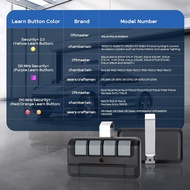 894LT 4-Button Garage Door Opener Learning Remote Control for LiftMaster/Chamberlain/Craftsman Garag