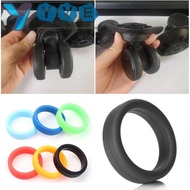 YVE 2Pcs Rubber Ring, Silicone Flexible Luggage Wheel Ring, Durable Elastic Stretchable Diameter 35 mm Wheel Hoops Luggage Wheel