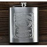 shu15iue8n Hot Fashion Portable Engraved 7oz Stainless Steel Hip Flask Personalized Flasks Color:Sta