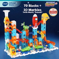 VTech 89 Pcs Marble Rush LaunchPad Set Marble Run Tracks Building Block Toys STEAM Certification Bui