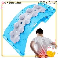 POPULAR 1Pcs Back Stretcher, Stretching Lumbar Spine 4-level Back Massage Board,  Hunchback Correcti