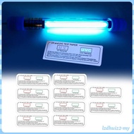 [LzdhuizbcMY] 10x UVC Light Test Card to Use with UVC Light Wavelength Indicator Reusable UV Dosage 
